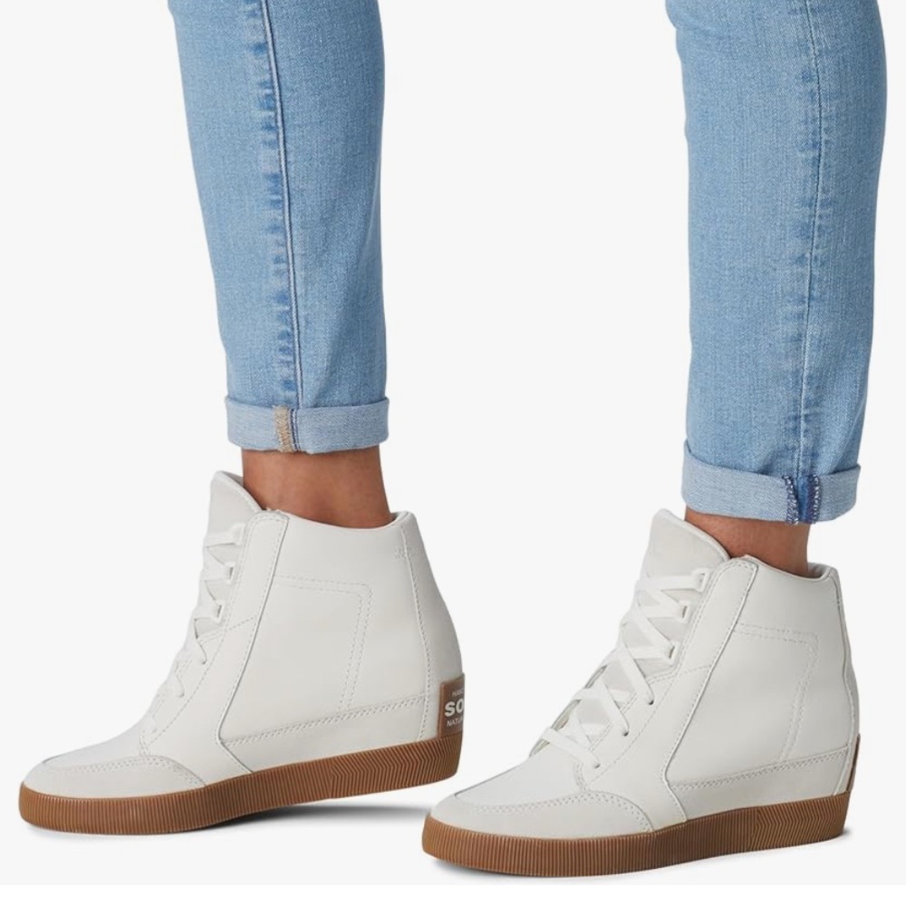 Sorel Women's White High-Top Sneakers